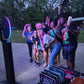 Guests using the LCD Photo Booth at a Bar Mitzvah celebration