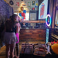 LCD Photo Booth setup at a Bar Mitzvah event