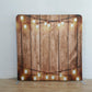 Wooden 8x8 event backdrop rental by Snap&Fun