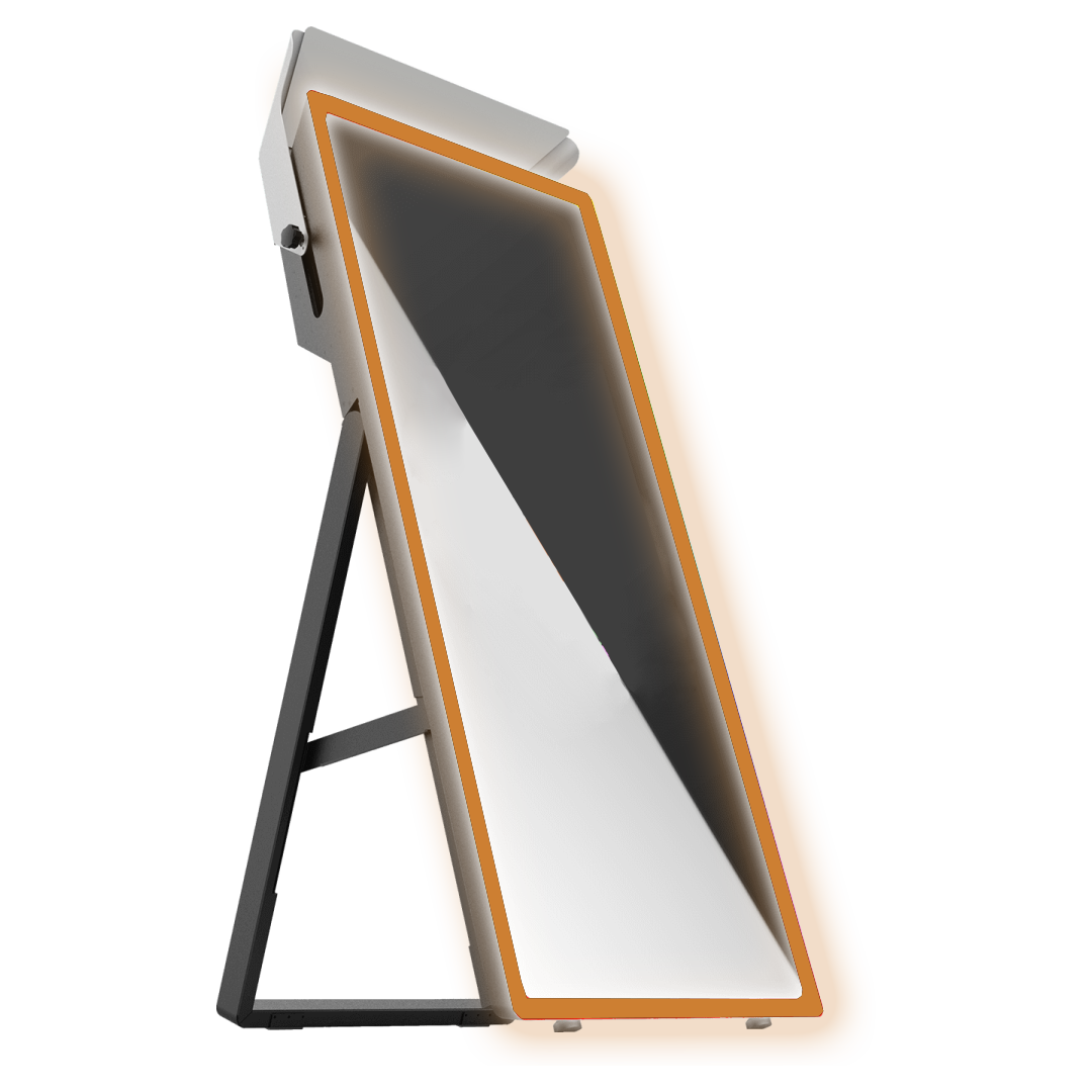 Mirror Photo Booth Bronze Package rental by Snap&Fun in Atlanta